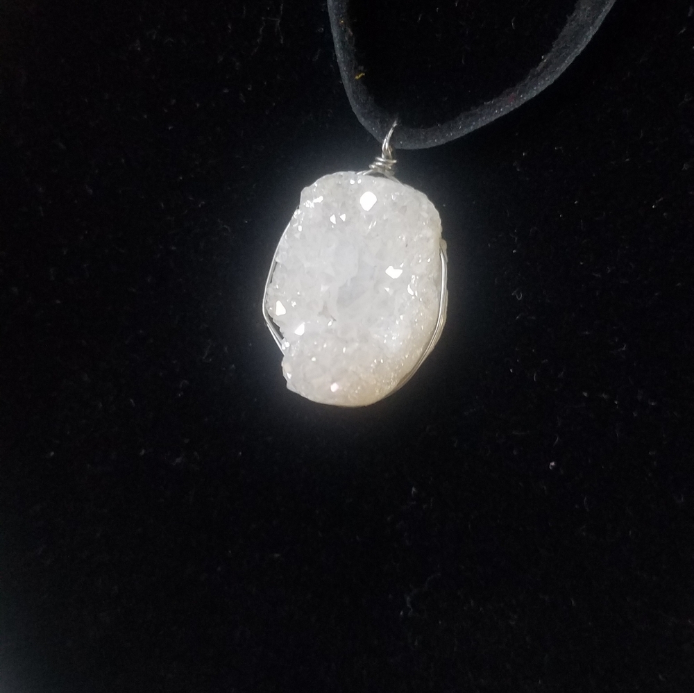 SMc Designs Leather & Stone Necklace